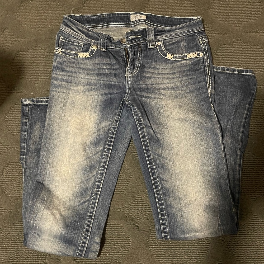 Day trip bootcut jeans